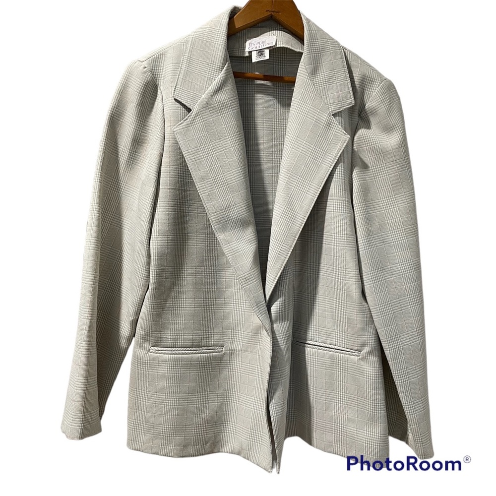 It’s Pure Gould Women’s Lightweight Spring Jacket Plaid Size 14 New Without Tags
